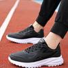 Men's Plus Size Waterproof Leather Sneakers - Non-Slip, Soft Sole, Versatile Casual Running Shoes for Autumn and Travel