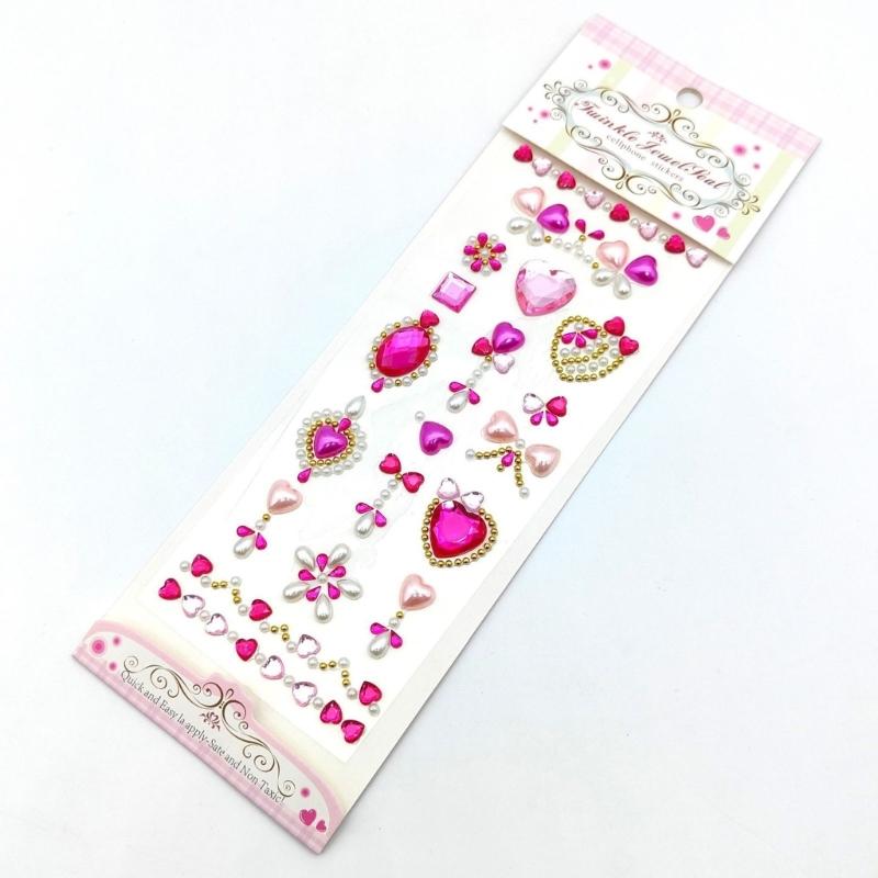 Gem Sticker Jewels for Crafts,Selfs Adhesive Rhinestones Jewel Stick On Gem Acrylic Heart Star Butterfly Sticker