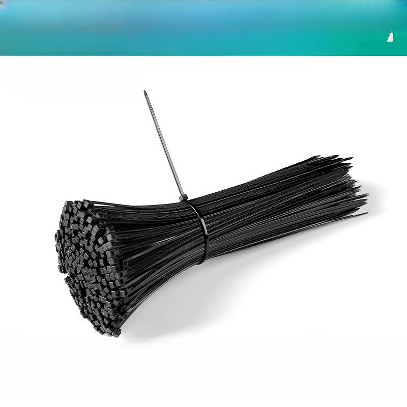 

Нейлонова пластикова кабельна стяжка. Міцна кабельна стяжка. Тримач стрічки для обв’язування кабелю. Самоблокуюча біла кабельна стяжка. small 0.25*10cm чорний