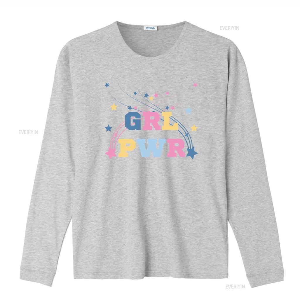 Grl Pwr T Shirt Girl Power Inspirational Cute Fun Girly Mom Powerful  Vintage Washed Graphic Breathable Designer Clothes Soft