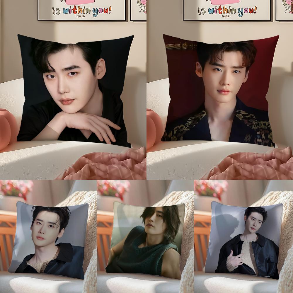 Hübscher Schauspieler LLee Jong Suk Kissenbezug Kissenhülle Kurzer Plüsch Verdeckter Reißverschluss Raum Sofa Kissenbezug