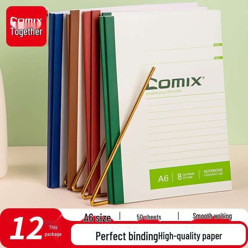 Qixin C4512 A6 Wireless Binding Notebook (12-Pack)