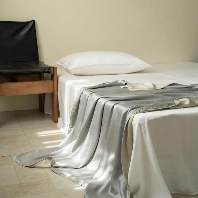 

Роскошное охлаждающее одеяло из 100% лиоцелла для лета, натуральный растительный шаль-плед, высококачественное дышащее, приятное для кожи одеяло для дневного сна 120x140cm