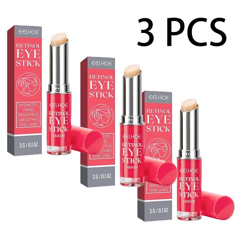 

EELHOE Ретиноловий крем для очей у стіку, Антивіковий крем для очей, Освітлювальний крем для очей, Зменшує дрібні зморшки та темні кола