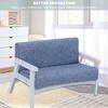 1:12    Ature   Toy Furniture Model Japanese Wooden Armchair Fabric Sofa