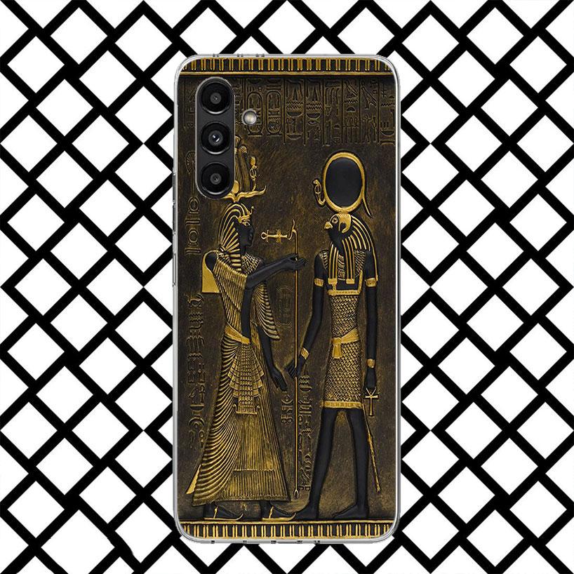 Egypt Nefertiti Anubis Pharaoh Phone Case for Samsung Galaxy A17 A37 A57 A16 A26 A36 A56 A15 A25 A35 A55 A14 A24 A34 A54 A13 A23