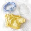 Plush Sweatshirt & Accessory Set [For 10-15cm Plush Dolls] Yellow, Costume, Dress-Up Clothes, Plushie, Portable, Otaku, Otaku Mascot, Otaku Idol,