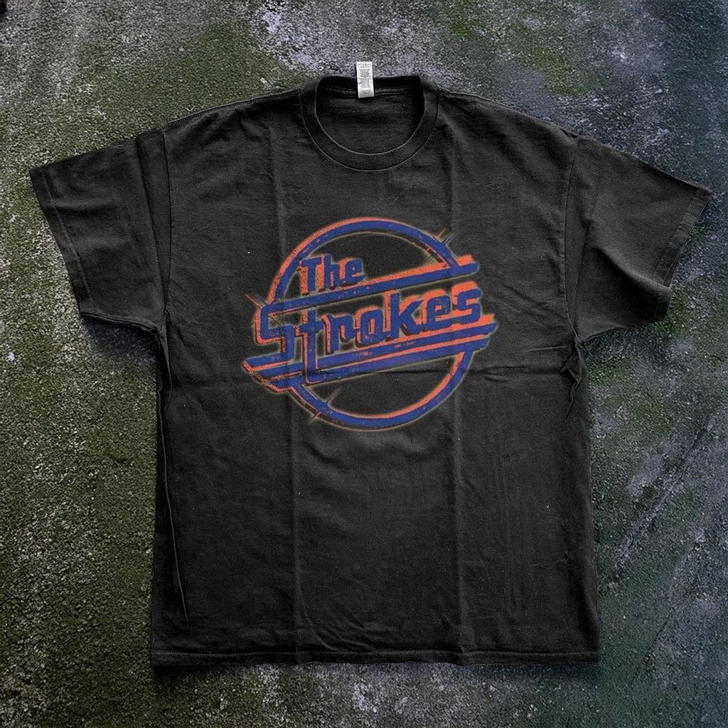 The Strokes Reality Awaits Tour 2026 Collectie Unisex Zwart T-shirt S-