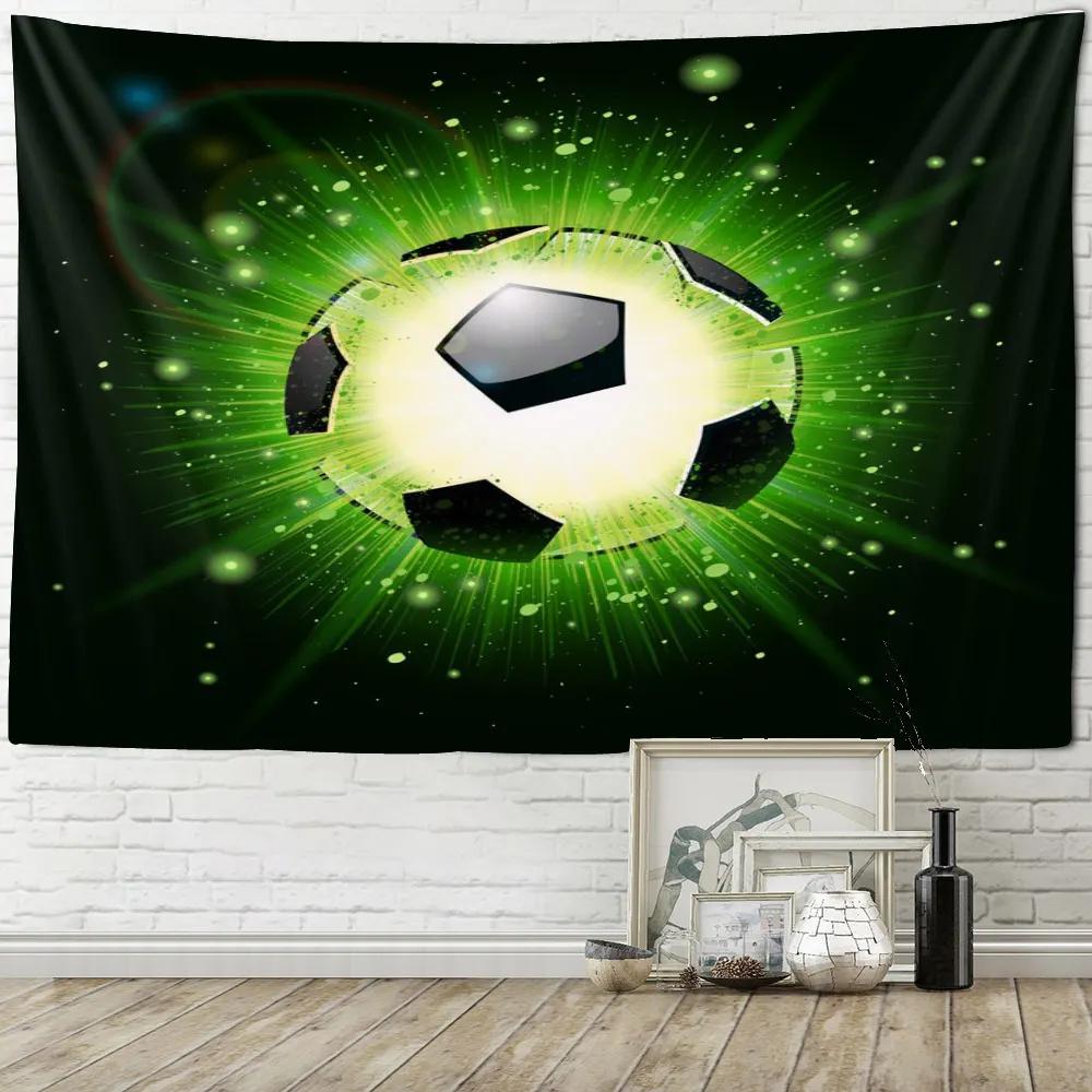 Stadium Football Wall Hanging Ball Game Sports Theme Tapestry For Home Bedroom Living Room Decoration Soccer Pattern Tapestry