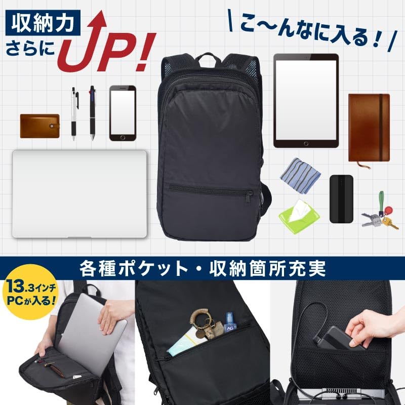THANKO Peltier Cooling Backpack BACKC2HBK "Cool 2"