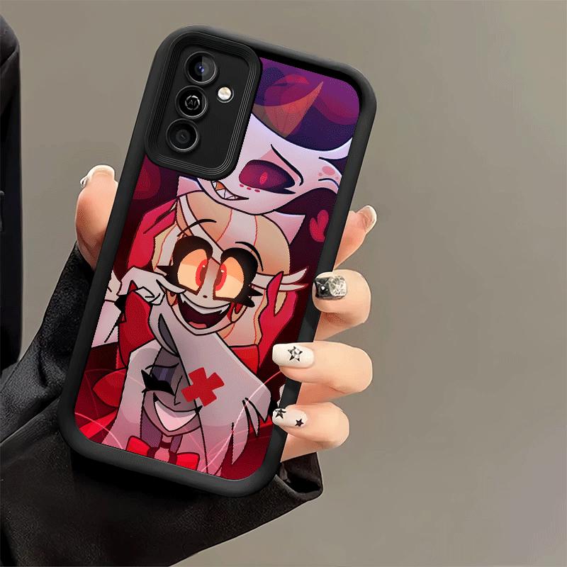 Phone Case for Samsung Galaxy S26 S25 Ultra S24 FE Hazbin Hotel Anime Shell S23 Plus S22 + S21 S20 5G Soft Silicone Funda