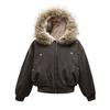 Chaquetas de Otoño e Invierno para Mujer Parkas Abrigo Vintage Acolchado de Vellón Grueso Cálido Chaquetas Streetwear Harajuku Hip Hop Ropa Exterior