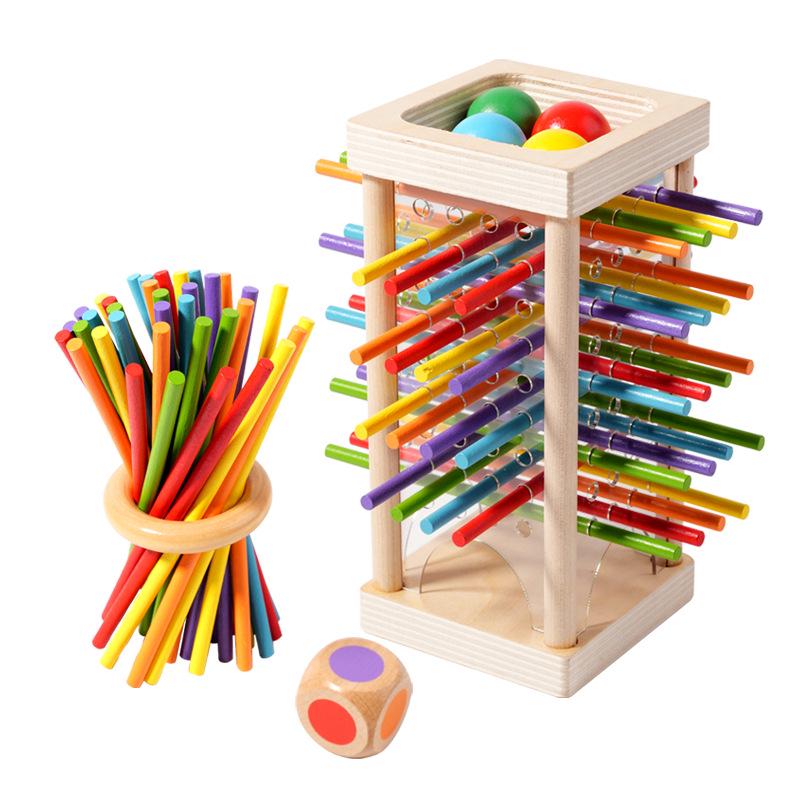 Children s Balance Game: Pick-Up Sticks for Concentration and Spatial Thinking Training