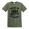 40th Birthday Awesome Made In 1984 TShirt Unisexs Unisexs Present Gift Top Tee