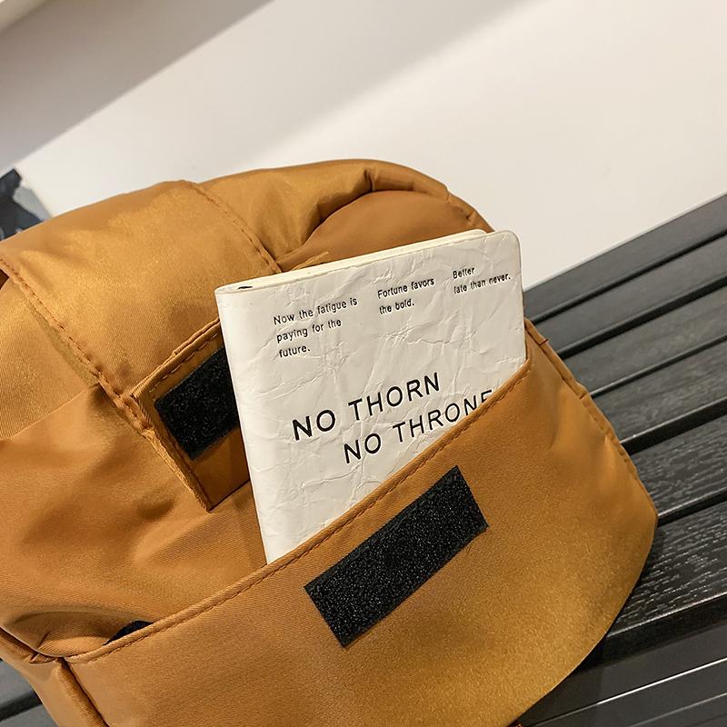 Large Capacity Duffel Bag Solid Color Short Distance Travel Bag Gym Bag Storage Bag