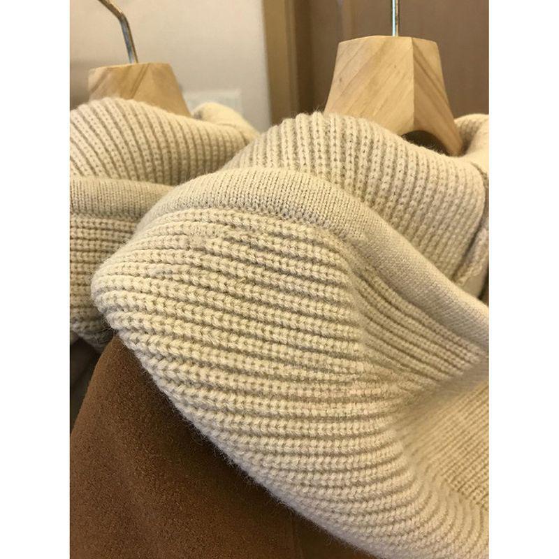 Plus Size Women's Hooded Patchwork Woolen Coat - Thick Spring/Autumn Two-Piece Cotton Jacket