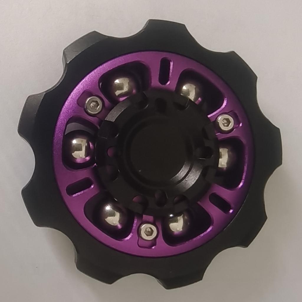 EDC Gear Metal Fidget Spinner Aviation Aluminum Hand Spinner Adult Fidget Playthings Office Stress Relief Toy Creative Gifts