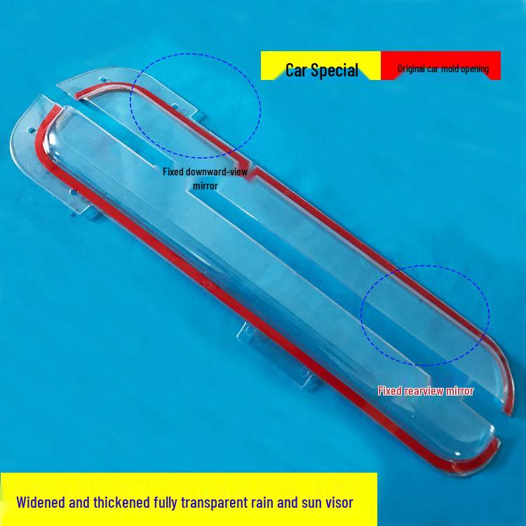 JH6 Transparent Original Rain & Sun Visor for One-Piece Trucks