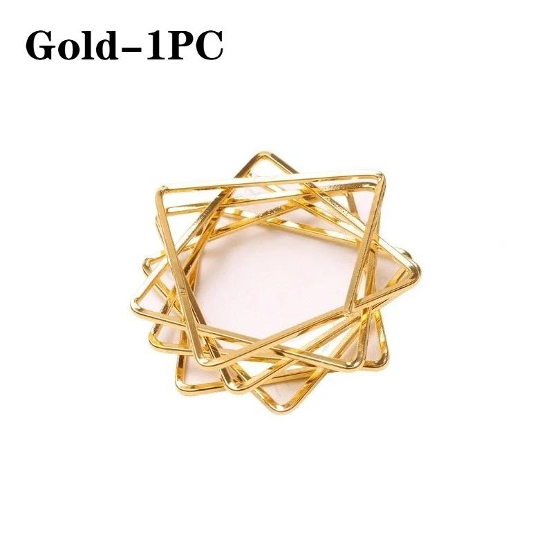 

1-84PCS Christmas Star Napkin Ring Polygonal Star Metal Napkin Holder for Wedding Dinner Party Decor Thanksgiving Holiday Decor
