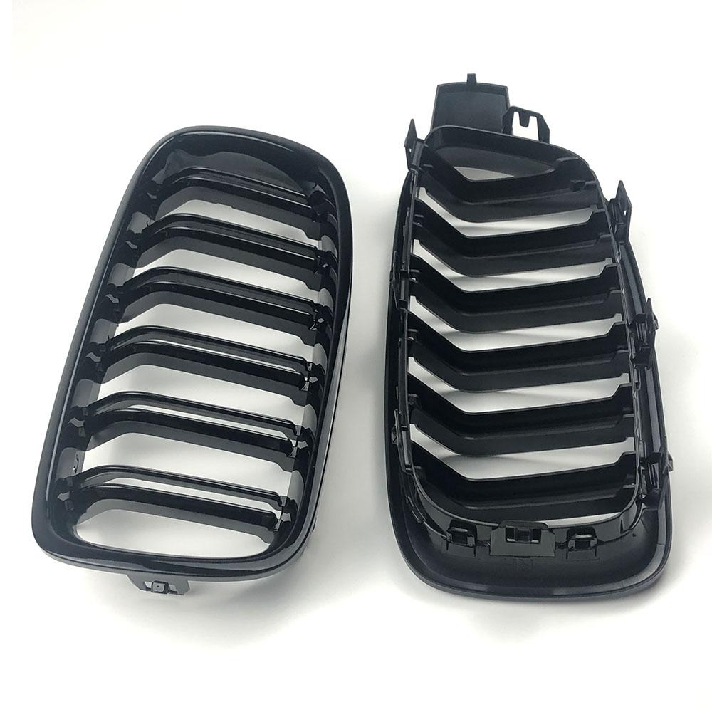 ZBIF1 Upgrade 2 Line Body Kit Front Bumper Kidney Grill Hood Inlet Grille For BMW 3 Series F30 F31 F35 2013-2018 325i 328i 320i Tuning