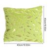1Pc Plush Thick Leaf Pattern Soft Cushion Covers Sofa Couch Pillow Pillowcase 43x43CM