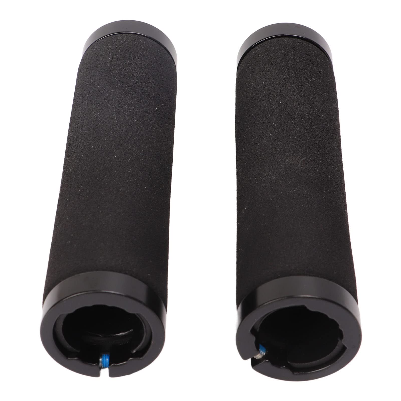 Bicycle Handlebar Grip Double Lock-on Sponge Non-Slip Shock Absorption Bicycle 2.22cm чёрный