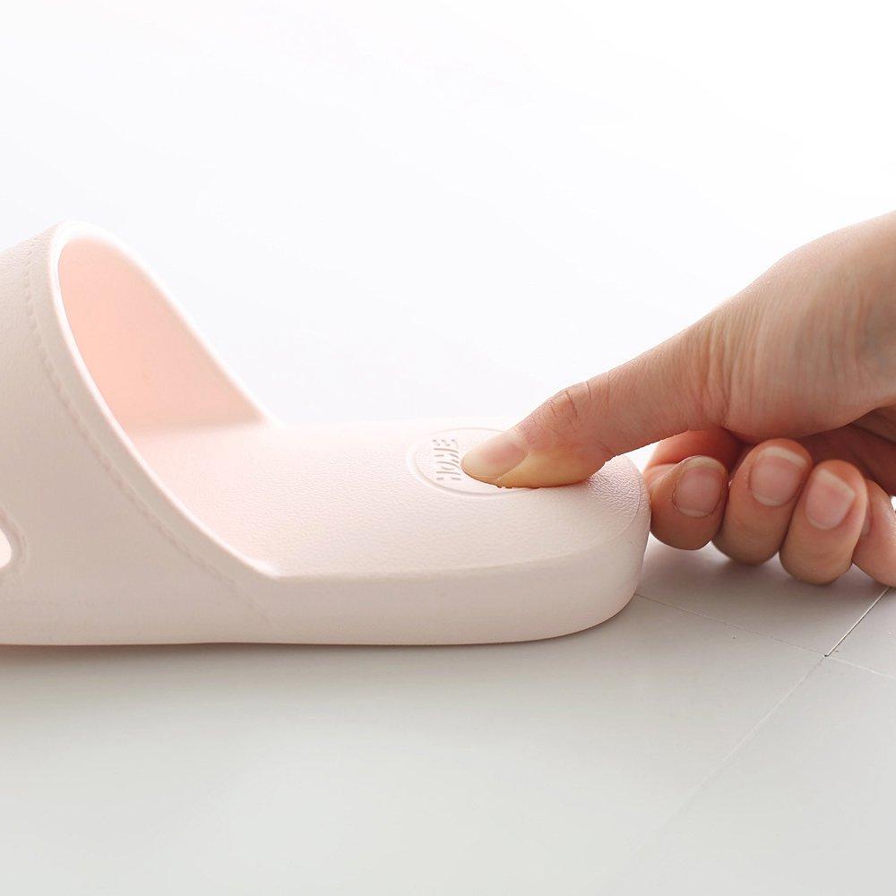 Nordic Easy to Walk Perfect for Light Size L [mianshe] Ultra-Lightweight Sandals/Slippers, Stylish, Hygienic, in, Non-Slip, Guests, Unisex, Gray,