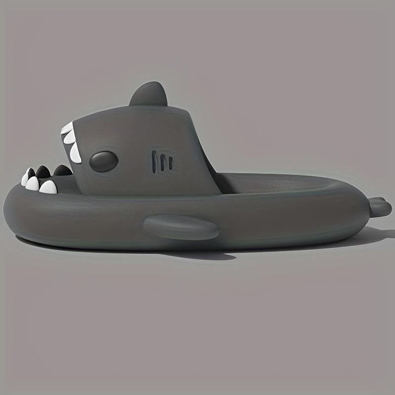 Shark Slippers Summer Indoor And Outdoor Home Bathroom Bathing Thick-soled Wear-resistant Couple Sandals And Slippers