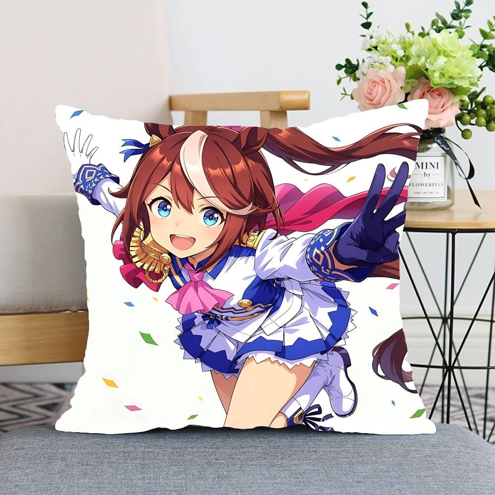 

Подушки декоративные Uma Musume Pretty Derby Чехлы на подушки с рисунком Чехол на подушку Подходит для дивана Спальни Автомобиля 40x40 cm