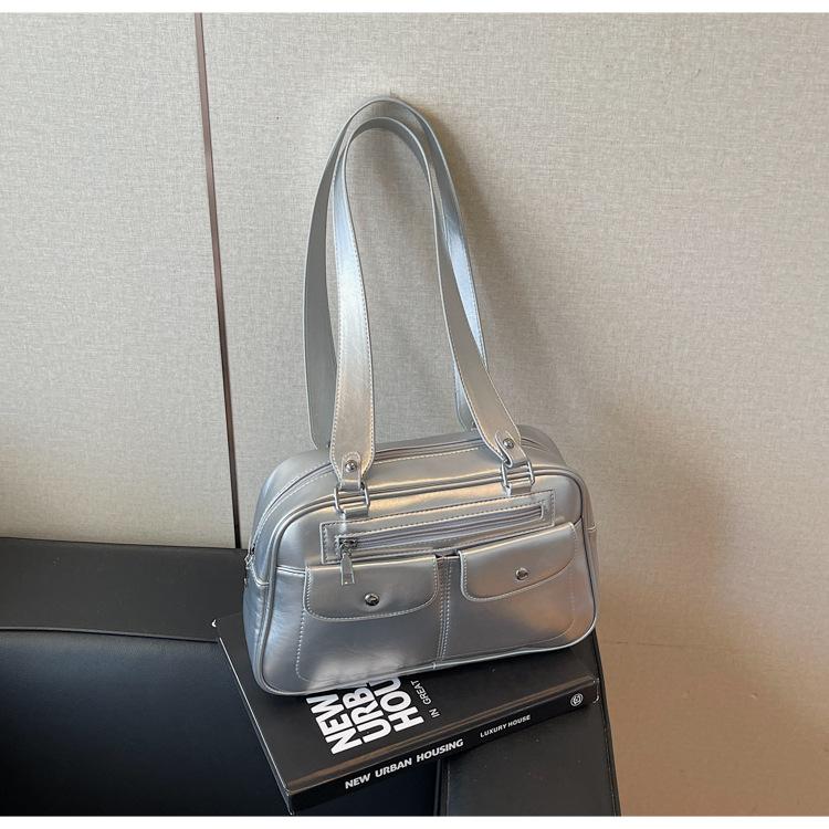 Retro tote bag versatile 2025 summer new niche underarm bag trendy fashion large capacity bag
