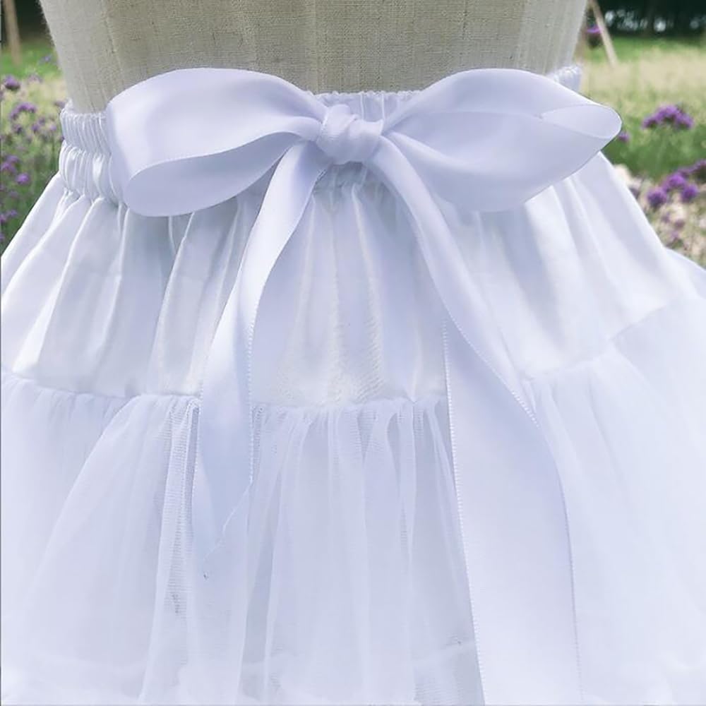LIKENNY Voluminous Petticoat Tutu Fluffy Pannier Skirt, Skirt, Tulle, Cosplay, Adult, Lolita, Costume,