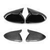 2Pcs Rearview Mirror Cap 5G0 857 537 Sticker Side Mirror Cover Carbon Fiber Exterior Side Rearview Mirror Cap for VW Golf 14-19
