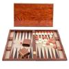 High-End Wooden Backgammon and Baccarat Card Set In Solid Wood Box