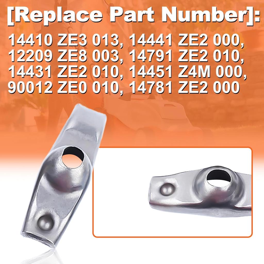 Valve Push Rod Set Guide Plate&Rocker Arms For Honda 13HP GX390 11HP GX340 188F, Valve Push Rod, Push Rod Guide Plate, Rocker Arm, Rocker Arm Pivot,