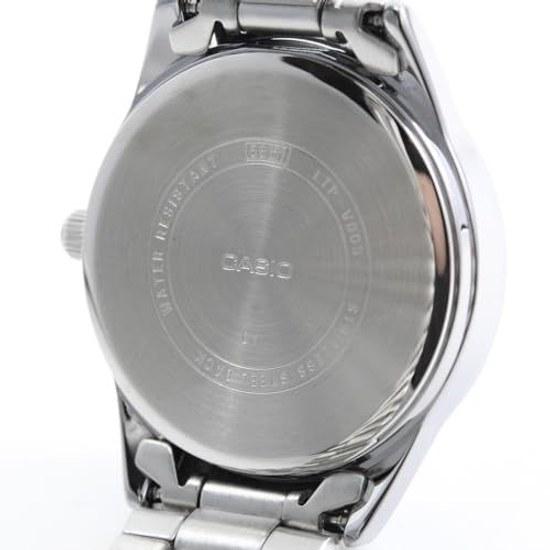 CASIO Cheap Chipkashi Wristwatch Ladies Quartz Analog Stainless Metal Silver Sky Blue LTP-V005D-2B3