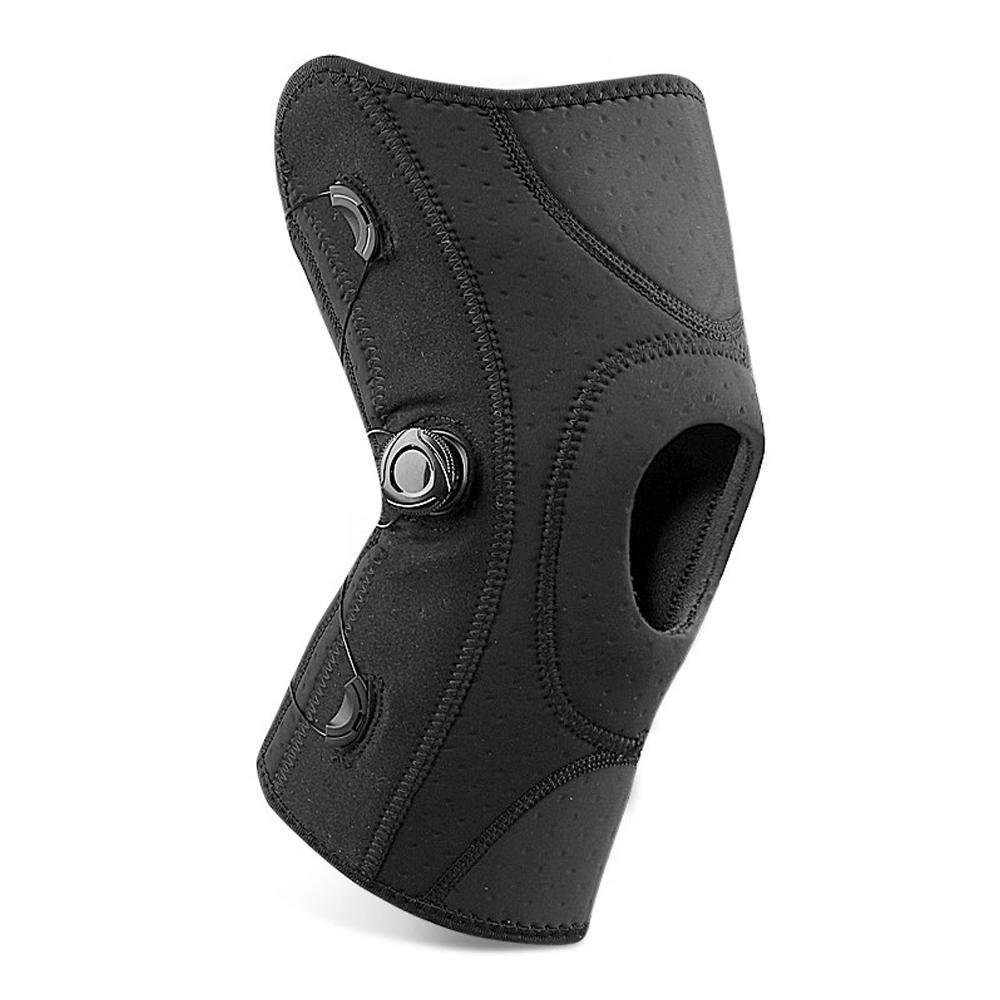 BEPAN 1pcs  Knee Brace with Patella Sponge Pad And Side Stabilizers Quick-Adjust Knob for Sports Injuries Arthritis Gym Use