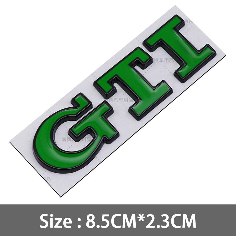 

2026 Hot For Volkswagen VW 1pcs 3D Metal GTI Badge Car Rear Trunk Emblem Stickers for Volkswagen Golf GTI mk2 mk3 mk4 mk5 mk6 mk