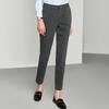 083 Women's Color-Spun Striped Professional Straight-Leg Slimming Suit Pants