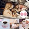 2 Pack Handmade Boho Drink Coaster Holder Cotton Knitted Car Coasters for Cup Holders Universal Auto Macrame Non-Slip Cup Holder Removable Car