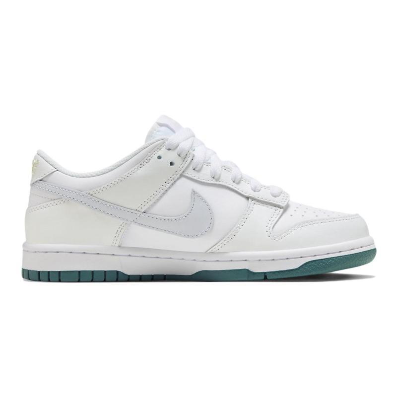 Nike Dunk Low White Grey Teal GS Sneakers FD9911-101