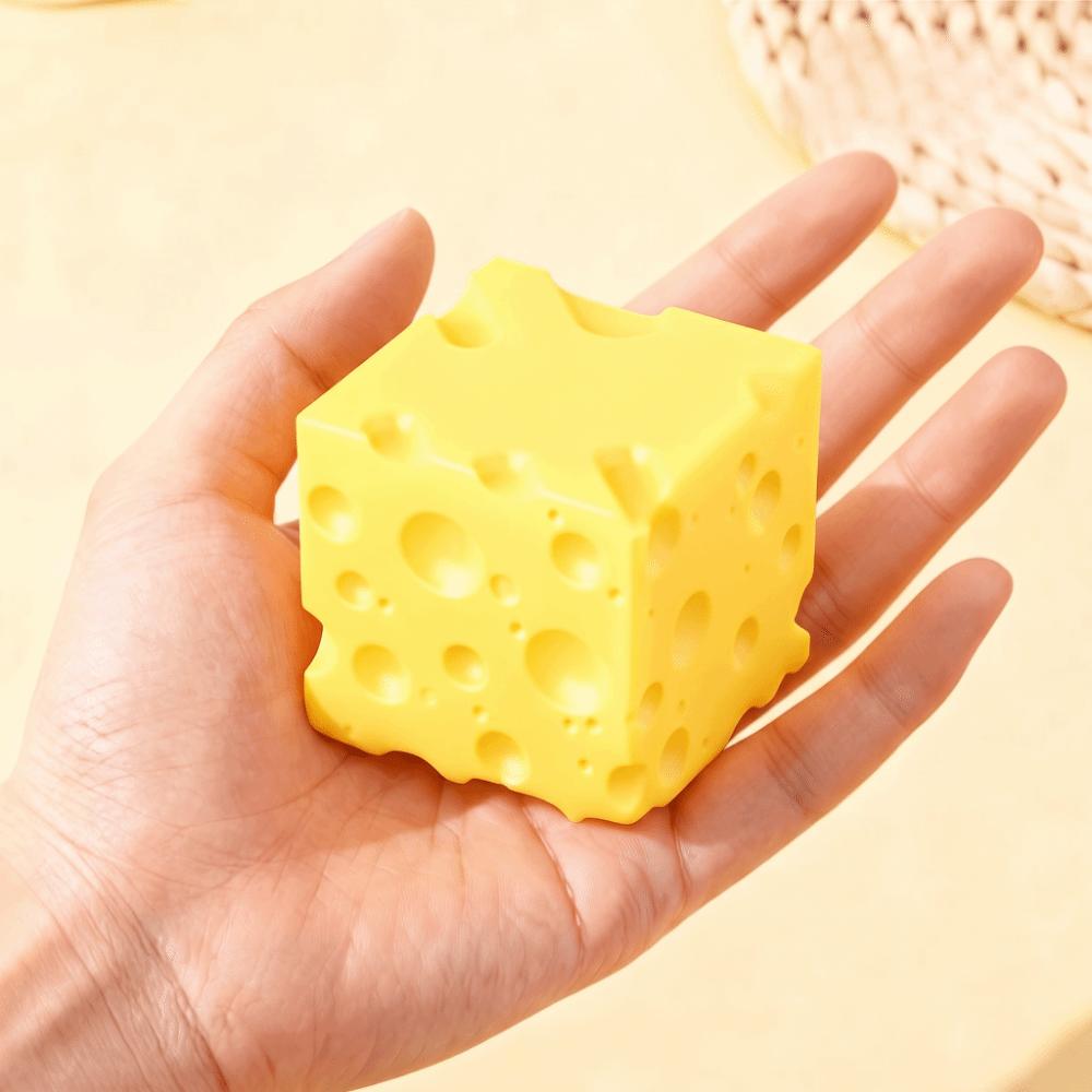 Extra Large Size Cheese Squeeze Toy Fast Rebound Cheese  Fidget Toy  Holiday Gift