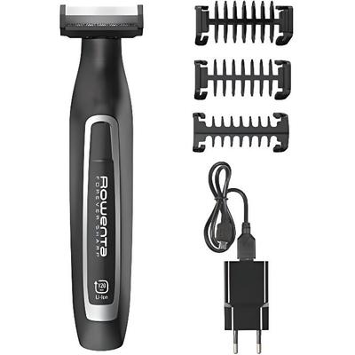 ROWENTA FOREVER SHARP 3-in-1 Beard Trimmer - Removable Head - 120 Min Battery Life - Wet &; Dry - Black