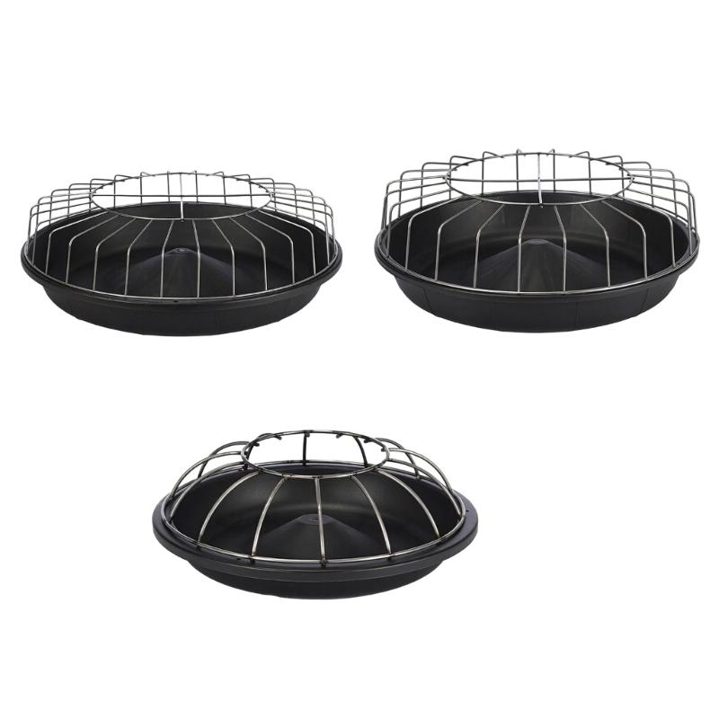 Poultry Feeding Tray 14/24/30 Slots, Efficiently Control Food Spill Trough Chicken and Pigeons Feeder