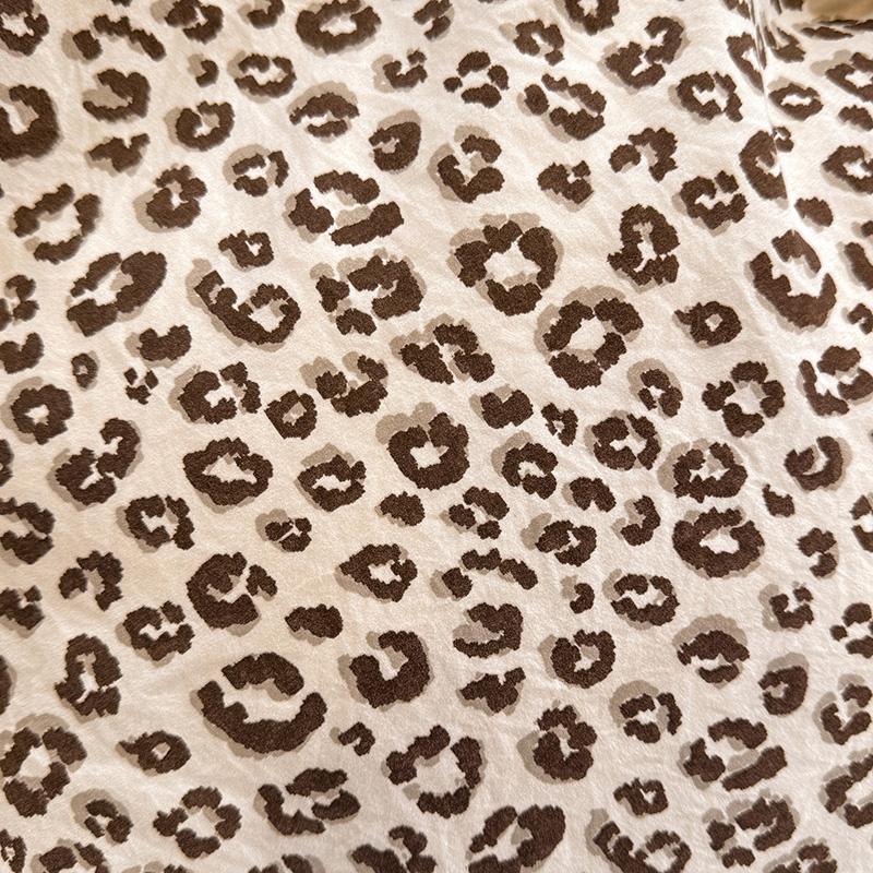 1pc Lace Trim Leopard Printed Pillowcase Cover 48x74cm INS Style Pillow Cover Skin-friendly Pillow Sham