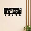 1pc Cute Dog Key Holder Hanger Wall Art Metal Home Decor 6 Inch 9 Inch Organizer