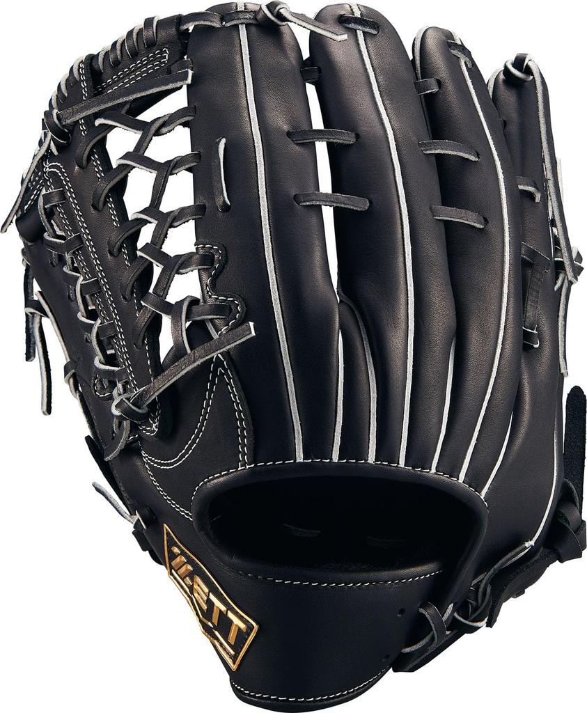 ZETT Winning Road Softball Black Size 8 Glove, All-Around, Left-Handed Throw, (1900), (BRGB33540F)