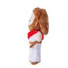 25cm/50cm Cartoon Jesus Kissen Stofftier Nachttisch Sofa Kissen Weihnachtsgeschenk Weiche Plüschpuppe mit Bibelkissen für Kinder