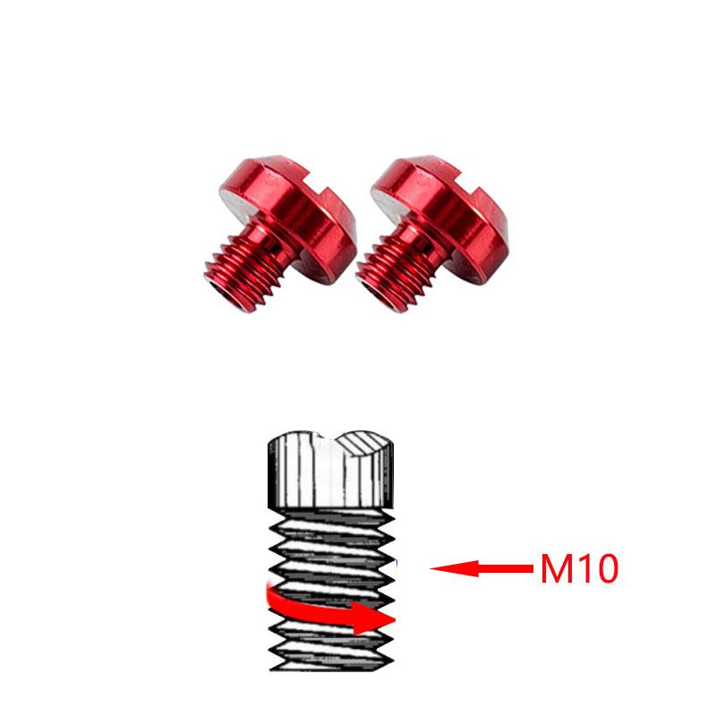 2pcs M8 / M10 Motorcycle Rear View Mirror Hole Plugs Screws Aluminum Alloy Parts Modification Accessories
