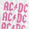 AC/DC T-shirt da uomo con logo ripetuto