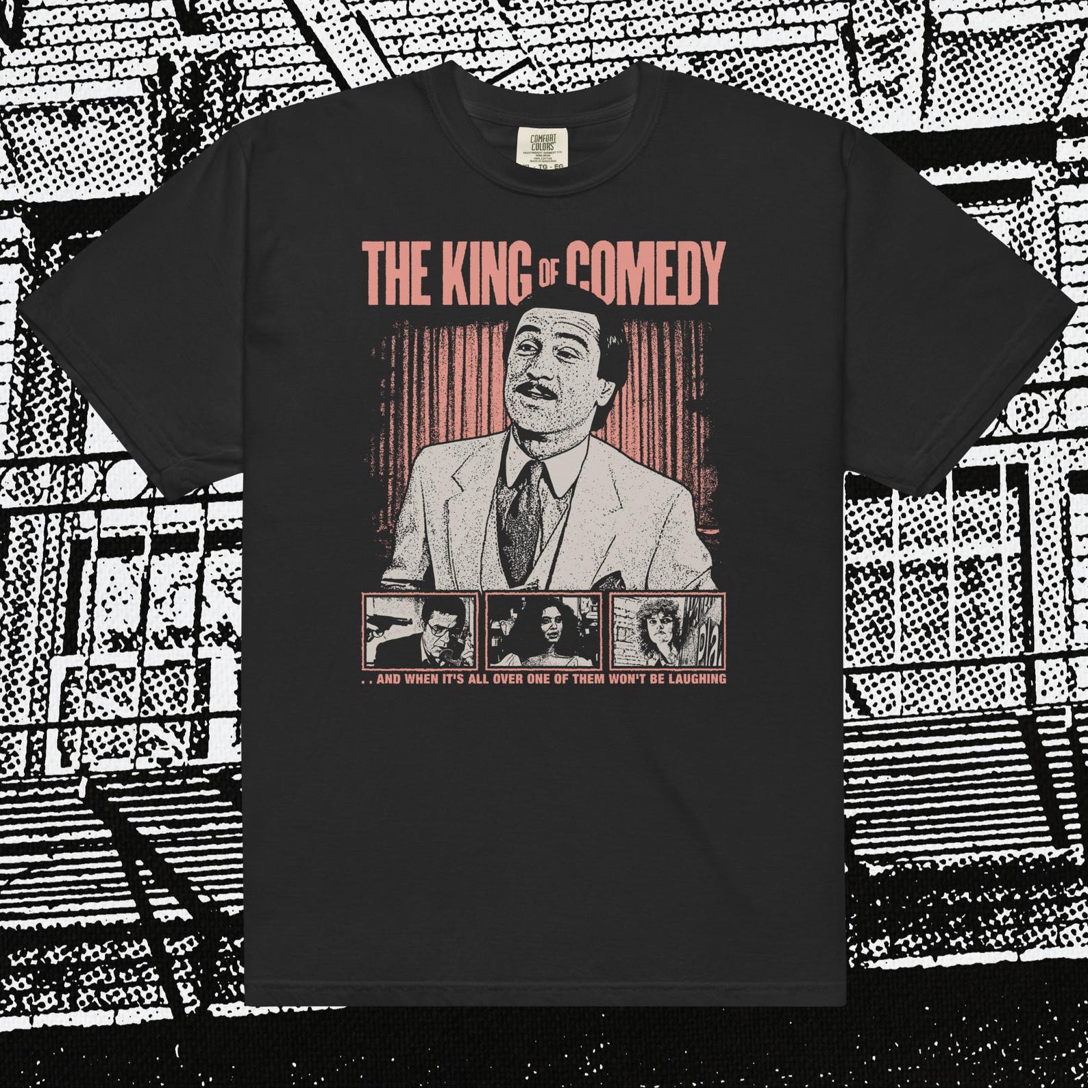 The King Of Comedy Directed By Martin Scorsese: Dark Comedy Film Comfort Colors T-Shirt M